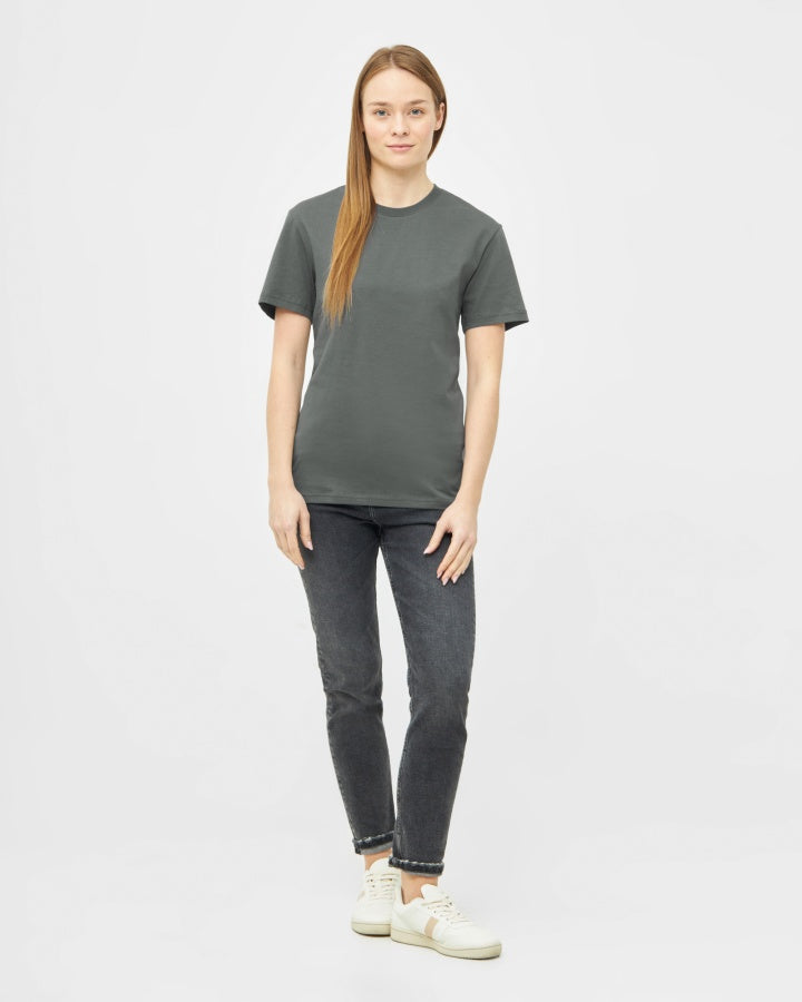 NIKIN TreeShirt Plain T-Shirt Ash Green Bio-Baumwolle