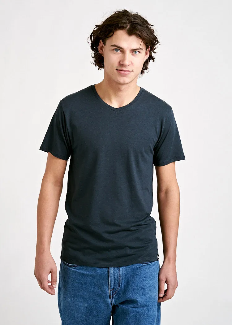 Wijld WoodShirt Alex Carbon Herren T-Shirt V-Ausschnitt