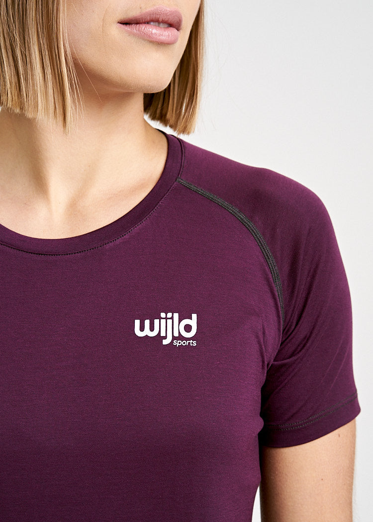 Wijld SportShirt Damen Sportshirt Purple Funktion