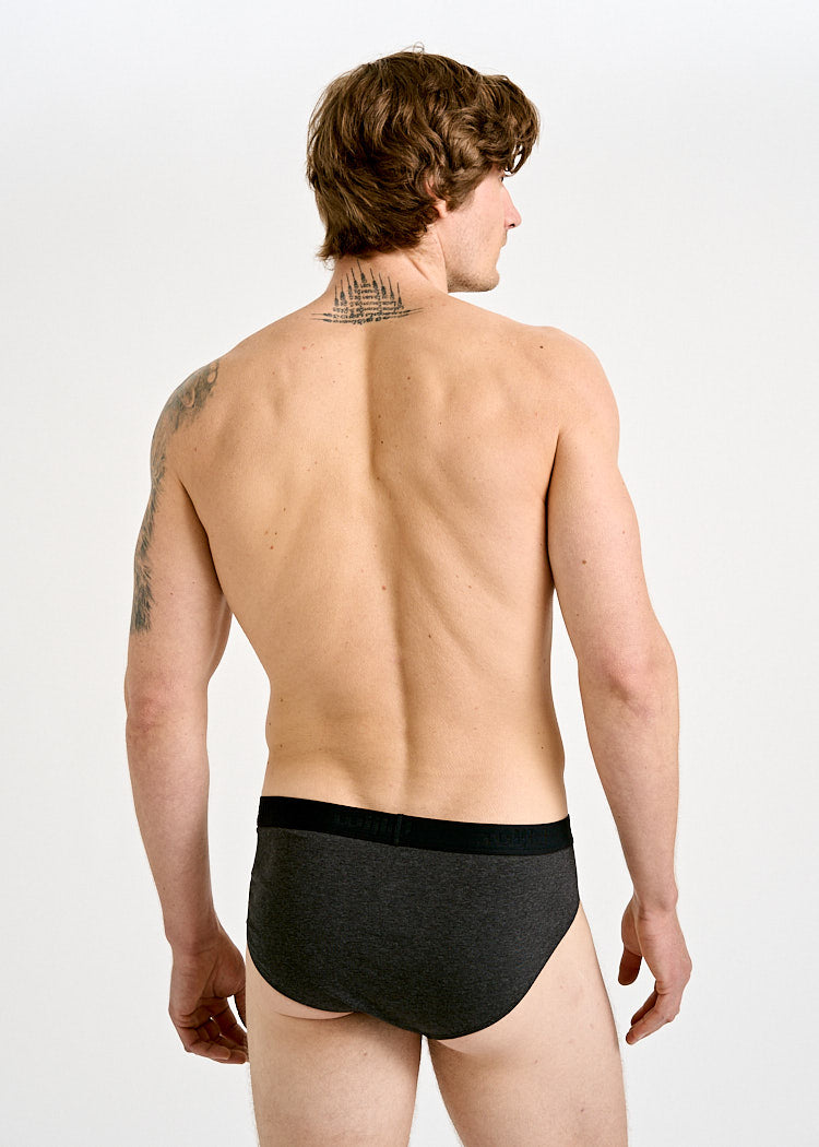 Wijld Underwear Slip Anthrazit Lyocell Herren