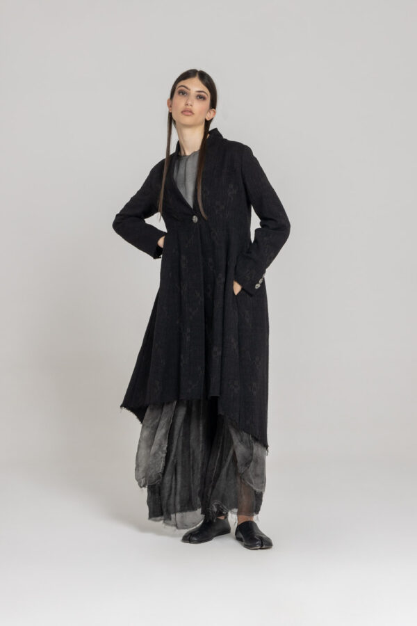 Sanctamuerte Capispalla Blazer Lungo Longblazer Baumwolle