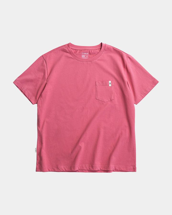 NIKIN TreeShirt Pocket Mono Relaxed T-Shirt Damen Wild Berry